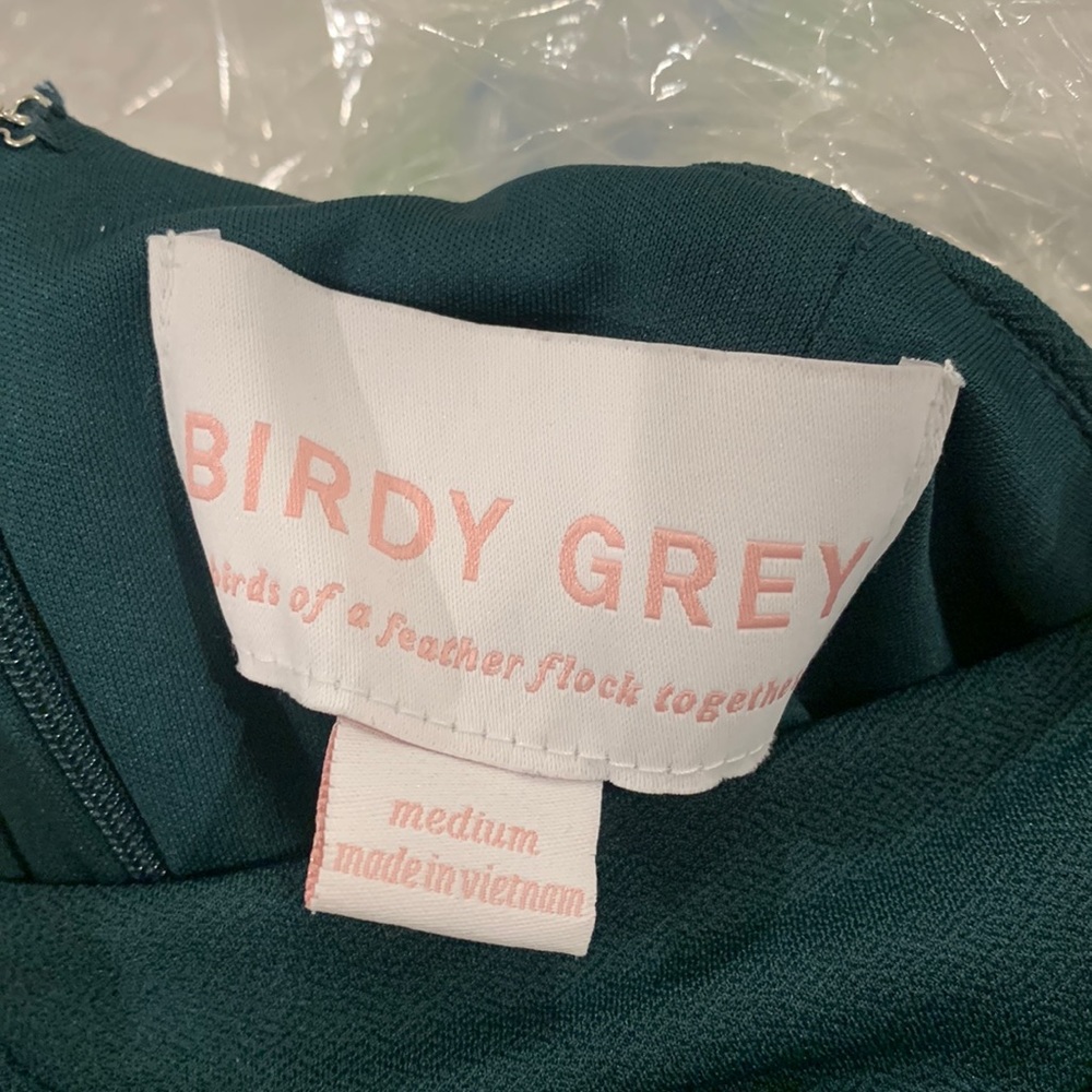 Birdy Grey Ash Crepe Dress - Emerald - Picture 6 of 8